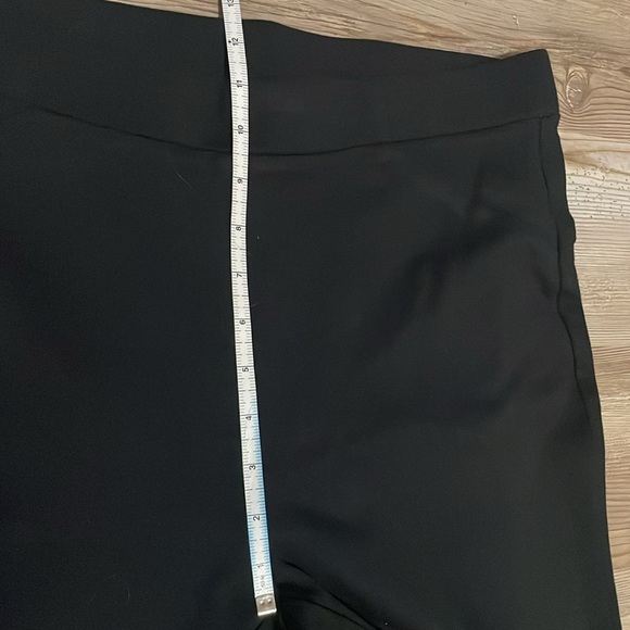 Style & Co Flare pants Black Grommet & faux leather details at hem Plus Size 14W - Picture 5 of 12